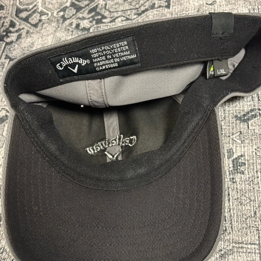 Callaway Dark Gray Golf Hat with Black Accent‎ Size L/XL